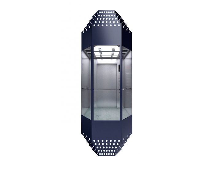 康力觀光電梯KL-G007菱形轎廂